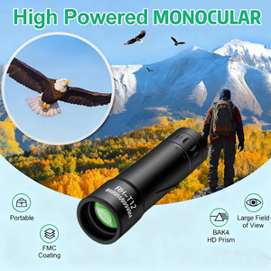 Longue-vue professionnelle de haute qualité 10x25 HD, télescope monoculaire portable longue portée, camping, pêche, télescope d'extérieur - Product Image 3