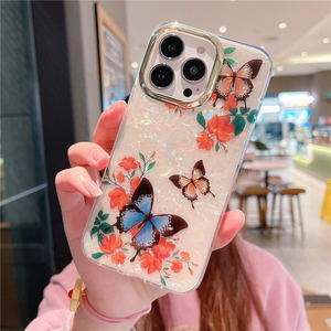 Lovecom — <span class=keywords><strong>coque</strong></span> antichoc de téléphone portable, motifs papillon et fleurs, pour <span class=keywords><strong>iphone</strong></span> 13 pro, 11, 12, 13 pro - Product Image 3