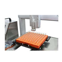 Machine de remplissage de sérum haute précision - Précision de ±0,02g, remplisseur à pompe servo-céramique, matériau robuste pour une pureté durable