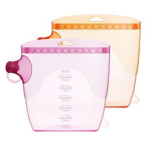 <span class=keywords><strong>Sac</strong></span> de stockage du <span class=keywords><strong>lait</strong></span> <span class=keywords><strong>maternel</strong></span> en silicone Sacs de <span class=keywords><strong>congélation</strong></span> de stockage d'aliments pour bébés réutilisables et frais pour l'allaitement - Product Image 5