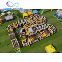 Parc gonflable de marque OEM : parc de jeux gonflable personnalisé avec logo, parcours d'obstacles thématique et aire de jeux signature pour revendeurs
