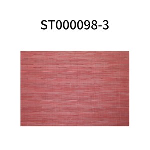 Tapete de comedor Teslin de PVC de alta calidad, textura tejida de color liso con aislamiento térmico para comida occidental y café - Product Image 5