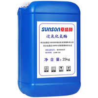 Agent auxiliaire textile liquide, enzyme catalase pour le processus de teinture des tissus en coton, pour catalyser l'élimination du H2O2