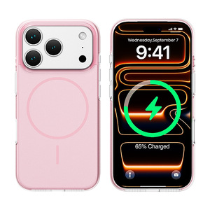 Coque de téléphone magnétique translucide compatible avec bouton IA, finition mate dépolie anti-traces de doigts, protection intégrale pour iPhone 17 16 15 14 Pro Max - Product Image 2