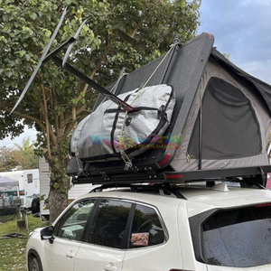 Dễ dàng thiế<span class=keywords><strong>t</strong></span> lập xe mái Lều vỏ cứng nhôm trên mái nhà lều màu đen 5 người 4x4 off-road cắm trại vỏ cứng mái Lều hàng đầu cho xe ô <span class=keywords><strong>t</strong></span>ô - Product Image 5