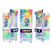 Machine à griffes commerciale à monnayeur avec lecteur de carte pour centre de jeux et de divertissement, prend en charge les services OEM et ODM