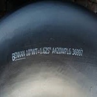 Coudière à souder en acier au carbone LTCS A420 GR.WPL6 B16.9, 90 degrés, LR SR, surface peinte, certifiée EN10204, noir/laqué, certifiée UT 1