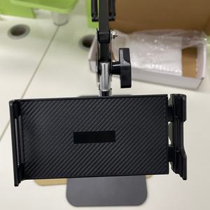 Soporte Universal Ajustable para Teléfono Móvil y Tablet de Aleación de Aluminio Negro, Soporte Plegable para Escritorio de 4-12 Pulgadas - Product Image 6