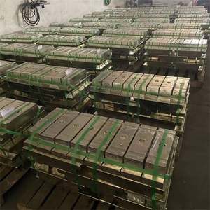 Lingot d'étain pur Sn99,995% et plus, marque OEM, forme carrée rectangulaire - Product Image 1