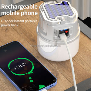 Luz de Camping Solar con Paneles de Cristal de Polisilicio para Teléfono Móvil Recargable, con Zoom Telefoto Giratorio, Distancia de Equilibrio, Luz de Proximidad - Product Image 4