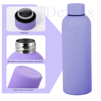 Bouteille isotherme à double paroi en acier inoxydable 304 de 1000 ml, sans BPA, avec impression de logo personnalisé, petite ouverture, pour adulte