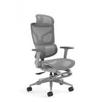 Chaise de bureau exécutive respirante en maille, pivotante à 360° °   Chaise de bureau pivotante réglable en hauteur