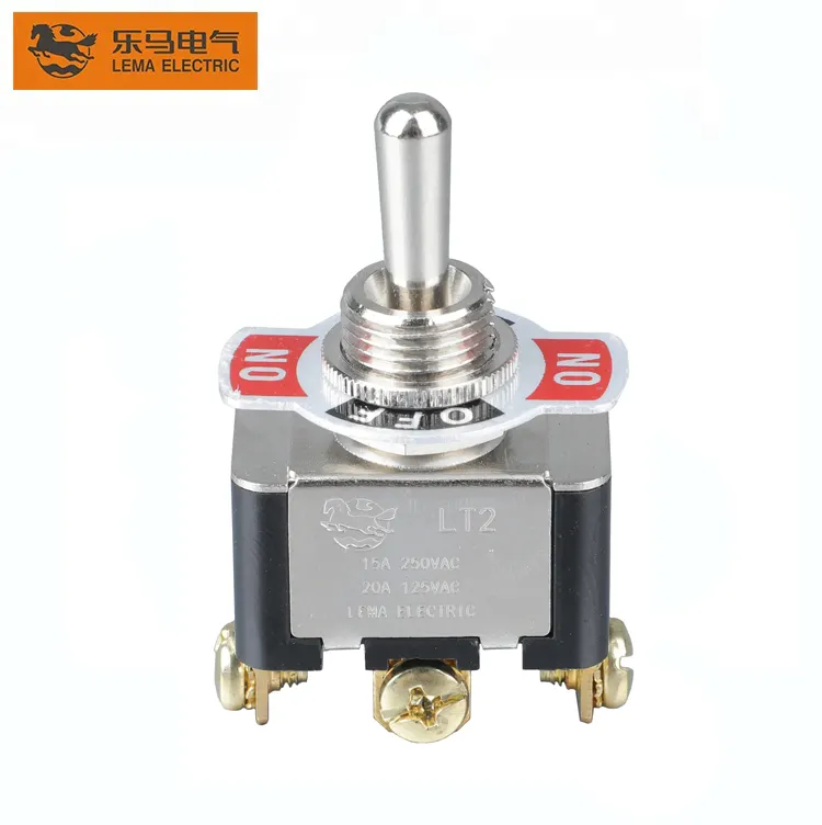 Lema LT2130B on-off-on 3 pin toggle switch CE 3-way toggle switch 110v momentary switch