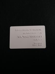 Small Manual 62 Character ISO Standard PVC/ID <b>Card</b> Number Code <b>Embossing</b> Machine with Paper Packaging - Product Image 4