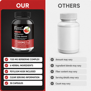 Ingrédients personnalisés, capsules de berbérine Shecome, favorisent la santé du métabolisme chez les adultes, complément de berbérine pour la santé - Product Image 4