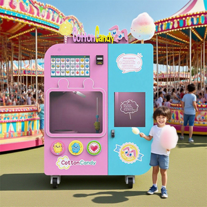 Máquina Expendedora de azúcar de gran capacidad operada por monedas de calidad CE ISO9001 algodón malvavisco - Product Image 1