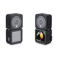 PULUZ professionnel pour DJI Action 2 accessoires de caméra de sport étui de protection en silicone fendu