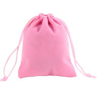 Petit sac cadeau en velours avec cordon de serrage 7*9cm, pochette pour bijoux et accessoires, bracelets, colliers et cadeaux, réutilisable avec cordon en satin