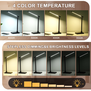 <span class=keywords><strong>2025</strong></span> mới nhất đa chức năng LED bàn đèn với bộ sạc không dây 5 Wát 5 độ sáng mức độ văn phòng đèn - Product Image 6