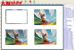 Daqin DIY Laptop Skin Software Full Laptop Body Stickers Tablet Cover Laptop Skins - Product Image 3