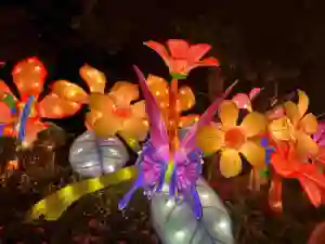 Chinesische Licht-Show dekorative Blumenlaternen Outdoor Pilz-Lanterne