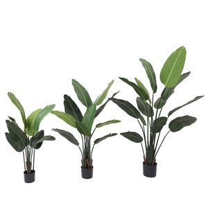 Plantas artificiales de plástico para interior, Pohon, bonsái, plátano grande, 2 metros - Product Image 3