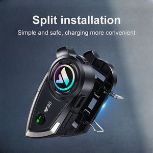 <span class=keywords><strong>Casque</strong></span> de moto professionnel à double réduction de bruit avec longue autonomie et son égaliseur pour les sorties du week-end - Product Image 6