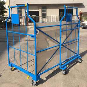 बड़े तह गाड़ी सोफे रैक फर्नीचर हैंडलिंग भंडारण रैक <span class=keywords><strong>stackable</strong></span> foldable सोफे ट्राली - Product Image 5