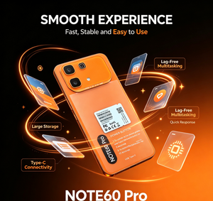 Smartphone 5G Original Note60 Pro avec batterie 7800 mAh, 16 Go + 1 To, système Android 15 - Vente en gros - Product Image 1