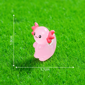Mini Figuras de Axolotl de Resina, Adornos para Jardín de Hadas, Paisaje, Acuario, Casa de Muñecas - Product Image 6