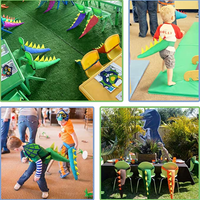 Queues de dragon pour enfants, costume de dinosaure, déguisement, faveurs de fête costumée