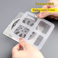 Autocollant anti-blocage jetable de filtre de vidange de plancher pour la cuisine et la salle de bain