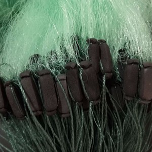 Chine vert 1.5m profondeur 100m longueur 6cm <span class=keywords><strong>maille</strong></span> trois couches <span class=keywords><strong>filet</strong></span> <span class=keywords><strong>de</strong></span> pêche en Nylon Monofilament pour petit poisson <span class=keywords><strong>filet</strong></span> maillant - Product Image 6