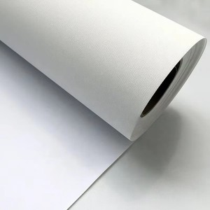 Rollo de Tela de Lona Autoadhesiva Ecológica para Impresión de Inyección de Tinta Brillante, Apta para Impresión UV - Product Image 1