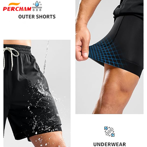 <span class=keywords><strong>Pantaloncini</strong></span> da Ciclismo Personalizzabili per Uomo, Abbigliamento <span class=keywords><strong>Bici</strong></span>, <span class=keywords><strong>Pantaloncini</strong></span> a Vita Alta con Imbottitura, Abbigliamento Sportivo all'Ingrosso OEM - Product Image 3