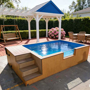 Entertainment Complex Swimming <b>Pool</b> with Multiple Water Features and Seating Areas <b>Pool</b> - Product Image 3