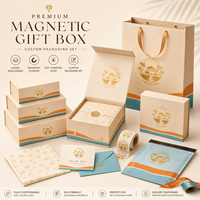 Boîte cadeau magnétique pliable personnalisée avec finition douce au toucher, pour cosmétiques, électronique, vêtements, présentoir de marque, boîte cadeau magnétique