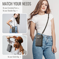 Volledige bescherming PU lederen crossbody portemonnee telefoonhoes streetwear voor iPhone Huawei Google Samsung Xiaomi telefoons