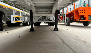 Remolque de Plataforma de 3 Ejes y 4 Ejes, 40T 60T, Semirremolque de Plataforma para Contenedores en Venta - Product Image 4