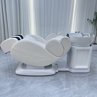 Bol de lavage évier tête de coiffeur Spa fixer le meilleur Massage inclinable Salon shampooing chaise cheveux lavage Salon chaise Spa lit