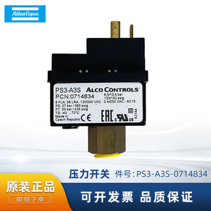 Interruptor de Presión Atlas Copco PS3-A3S G1/2 SPDT, Válvula de Control para Compresor de Aire, IP54, Plástico - Product Image 5