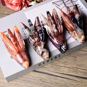 Tête de dragon en cristal de soie noire et rouge sculptée à la main de haute qualité Fanshi en gros, modèle artisanal poli pour la décoration de la maison, cadeaux - Product Image 2