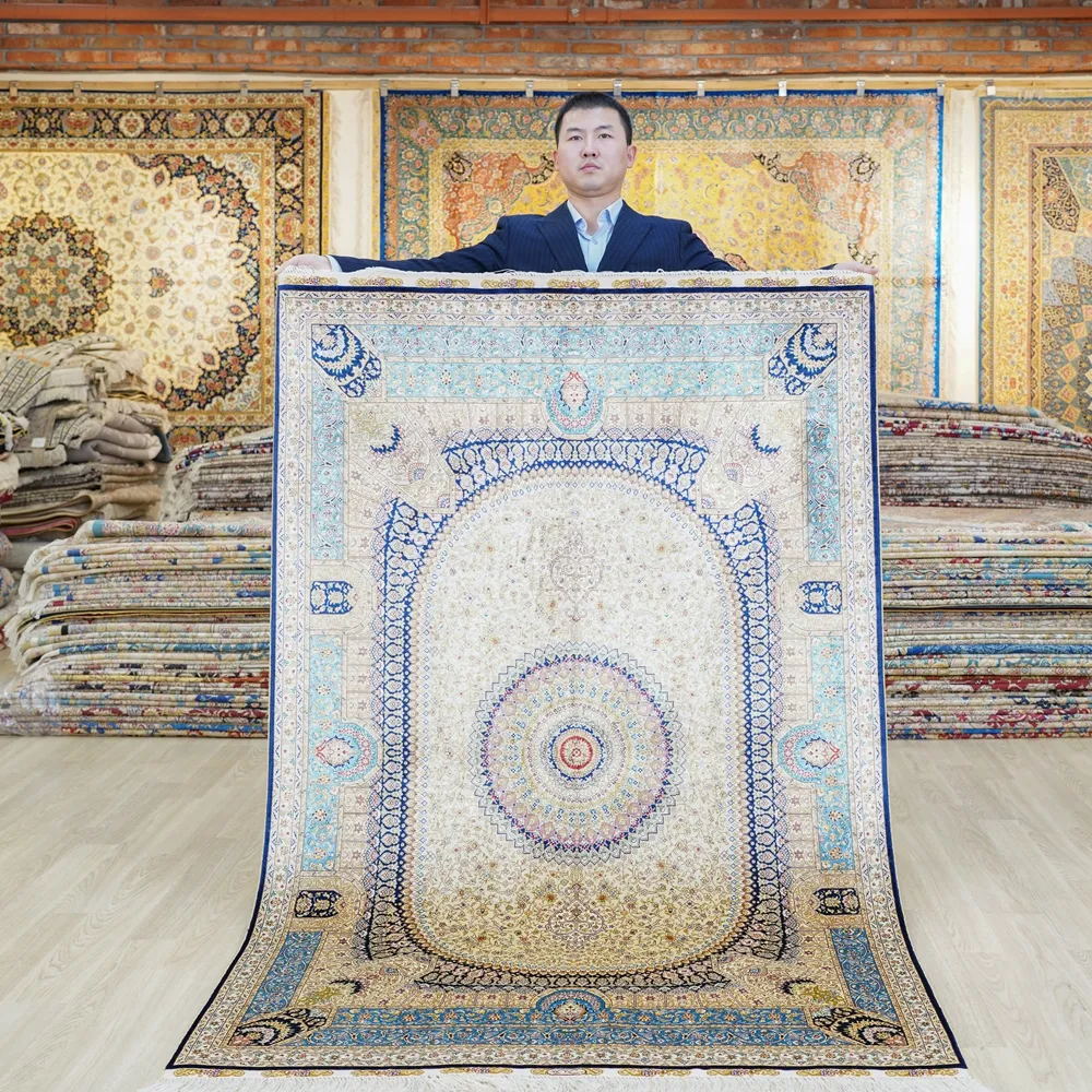 4 Х6 футов персидские коврики винтажные турецкие стамбулы ручной работы шерстяная картина наружный вид шелковый ковер
