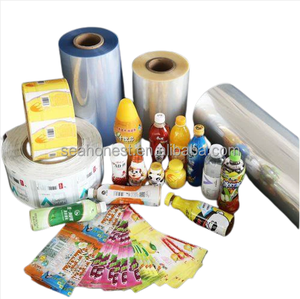 <span class=keywords><strong>Film</strong></span> PVC thermorétractable transparent en rouleau jumbo à prix compétitif pour étiquettes de bouteilles de boissons (matière première) - Product Image 1