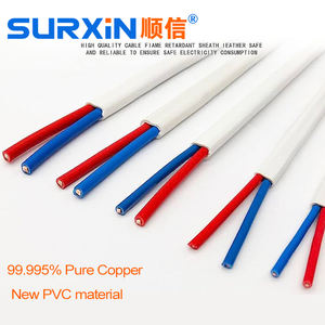 <span class=keywords><strong>สาย</strong></span>เคเบิลปลอกแบน BVVB <span class=keywords><strong>2</strong></span> core 1.5 <span class=keywords><strong>2</strong></span>.5 4.0mm ² สำหรับพื้นผิวสาย<span class=keywords><strong>ไฟ</strong></span>ภายในบ้าน - Product Image 3