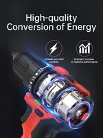 Tournevis sans fil 12 volts Perceuse au lithium Batteries électriques Perceuse sans fil 12 v Compact Impact Drll Brushless
