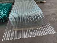 Fibre de verre FRP toiture ondulée feuille de toit en fibre de verre coupe personnalisée certifiée ISO9001 pour les légumes entrepôt d'atelier