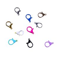 Gantungan Kunci Carabiner Paduan Seng Grosir Warna-warni D-ring Snap Hook untuk Aksesoris Tas Camping Outdoor Logo Kustom Pabrik