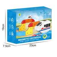 VENTE FLASH Jouets de voiture sur rail magnétique pour enfants Piste de course flexible Assemblage DIY Train orbital électrique à grande vitesse avec charge USB