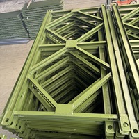Puente de armazón modular de fácil construcción prefabricado, puente colgante compacto 200 Bailey